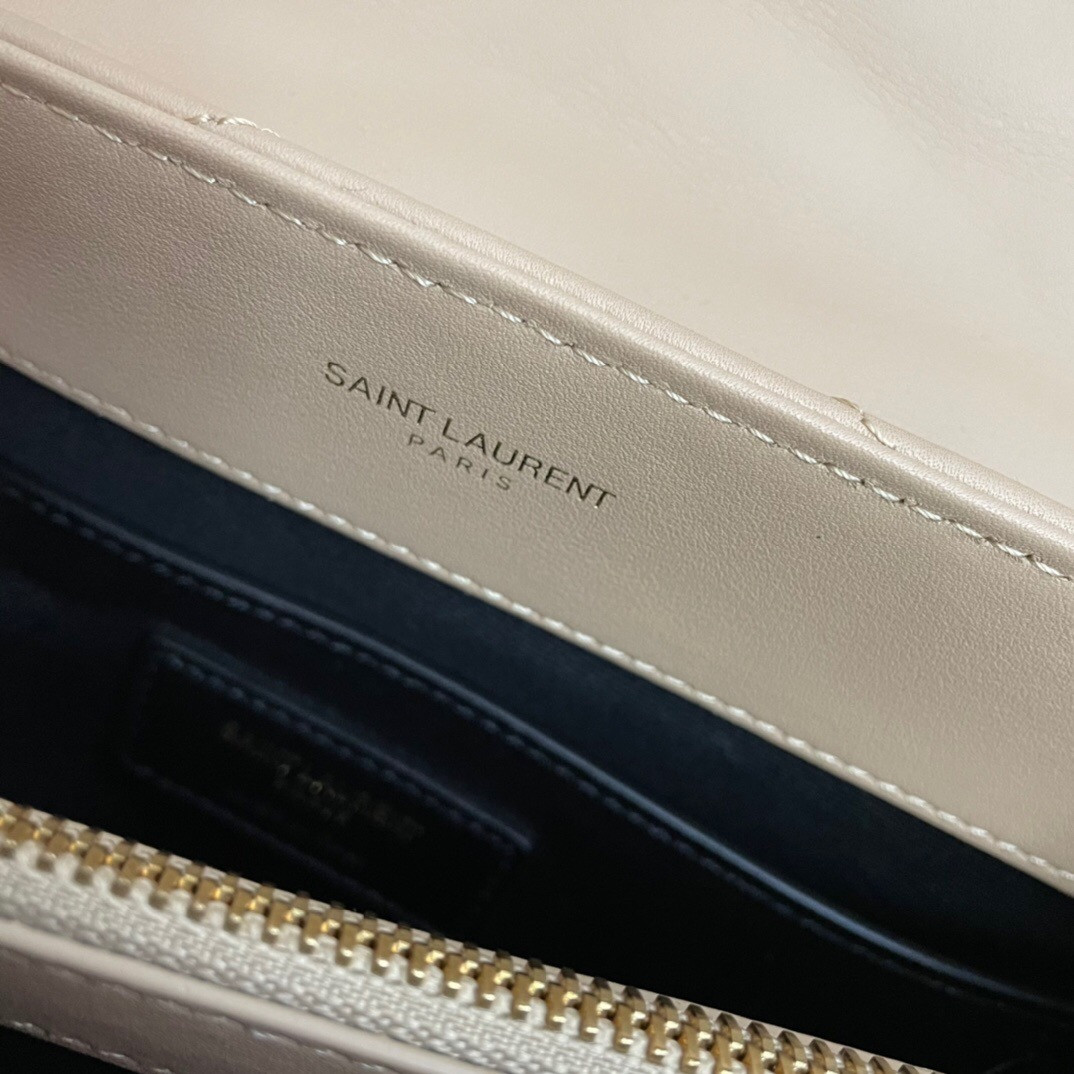 YSL LOULOU SMALL IN QUILTED LEATHER 23x17x9cm