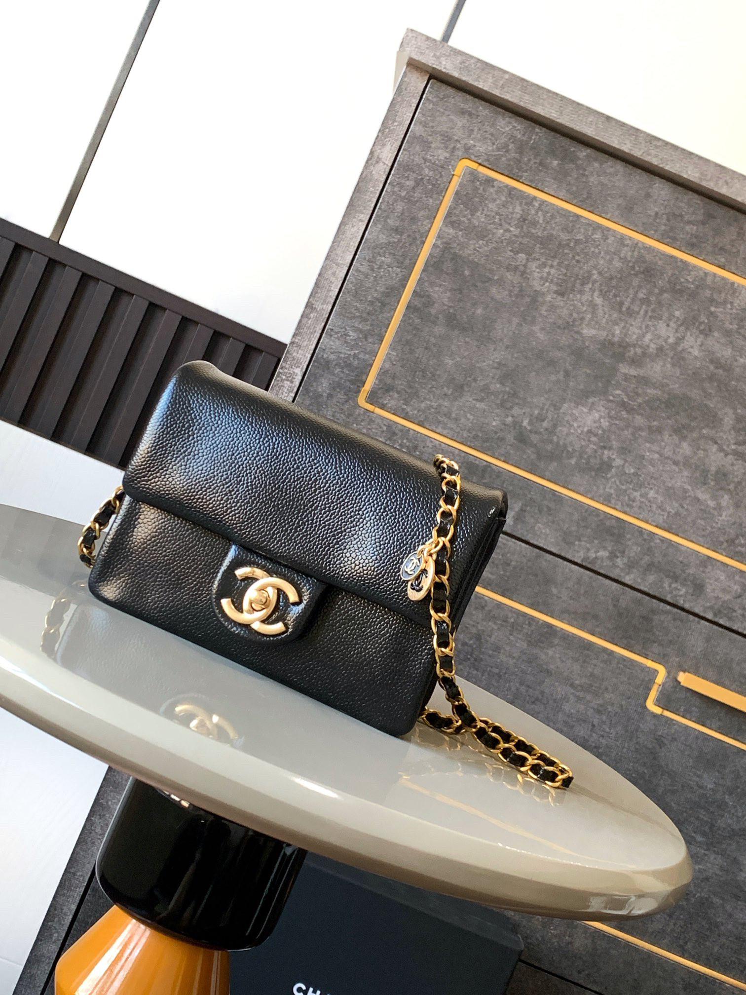 CHANEL MINI FLAP BAG 13 × 17.5 × 6 cm