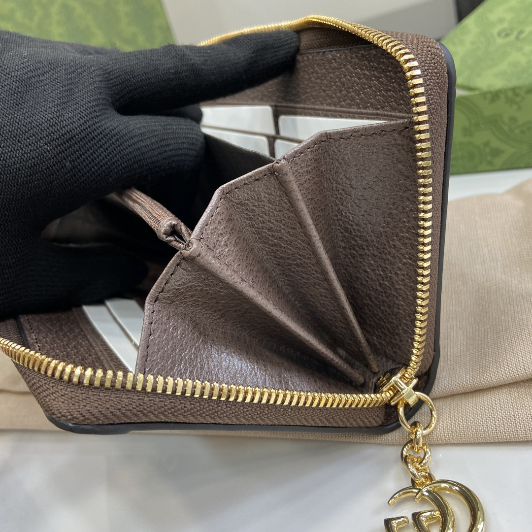 GUCCI OPHIDIAZIP AROUND WALLET 19.5x11x3cm