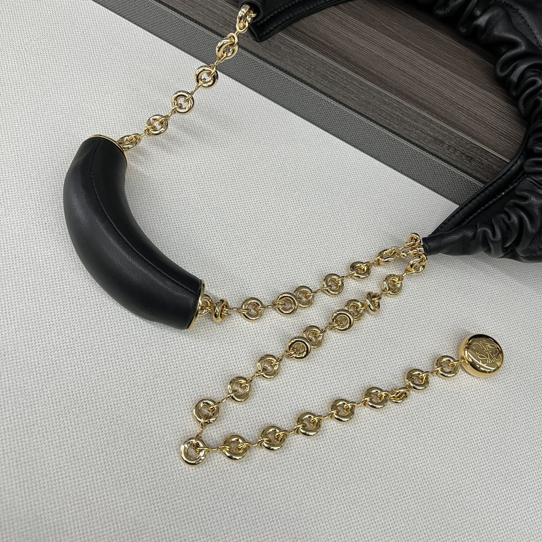 LOEWE Medium Squeeze bag in mellow nappa lambskin 34x33x13.5cm