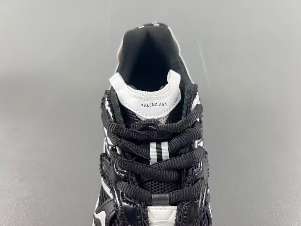 UA Balenciaga Runner Black White