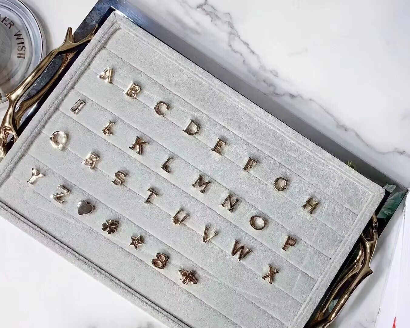 Small Lady Dior My ABCDior Bag  Cloud Blue 8 x 6.5 x 3 inches