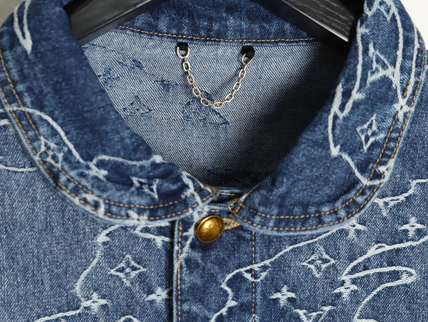 Louis Vuitton LV Pharrell nigo Tyler Denim Jacket Suit