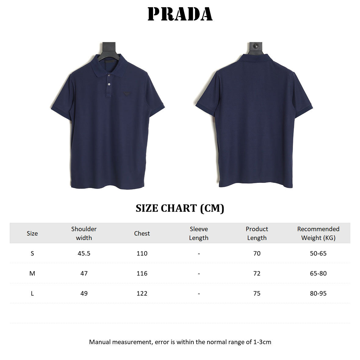 PRADA PRD Short-sleeved Polo shirt