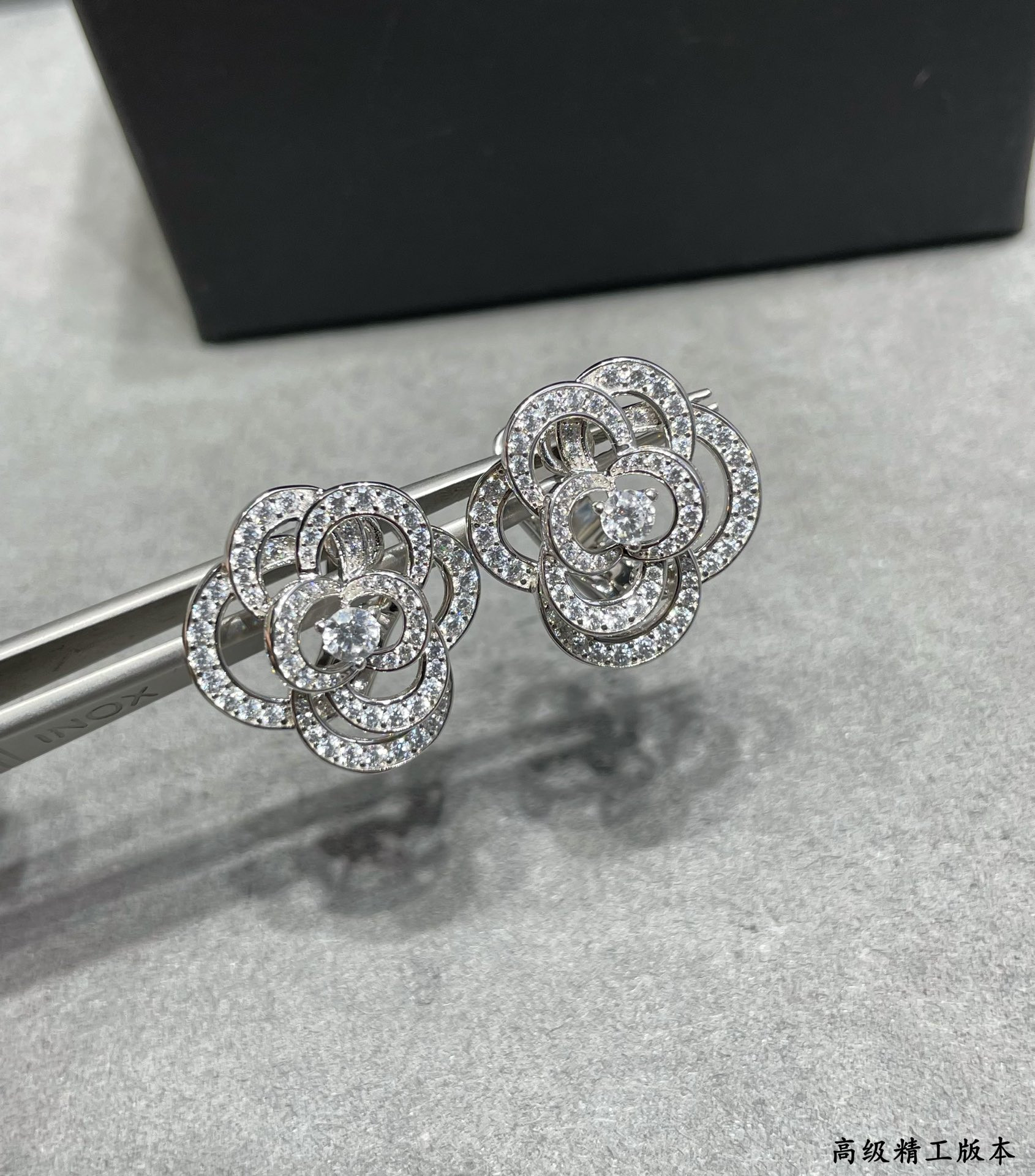Chanel Camellia Earrings