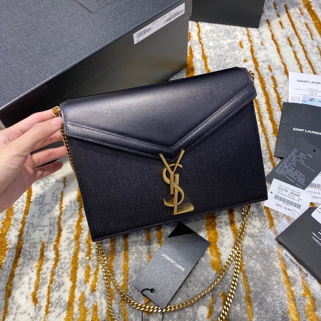 YSL Cassandra Monogra Clasp Bag