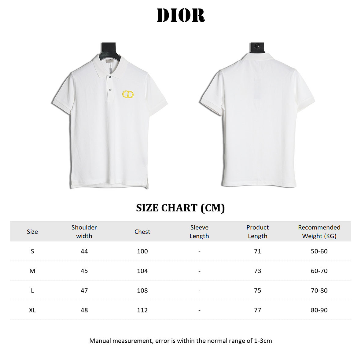 Dior 22ss Short-sleeved Polo shirt