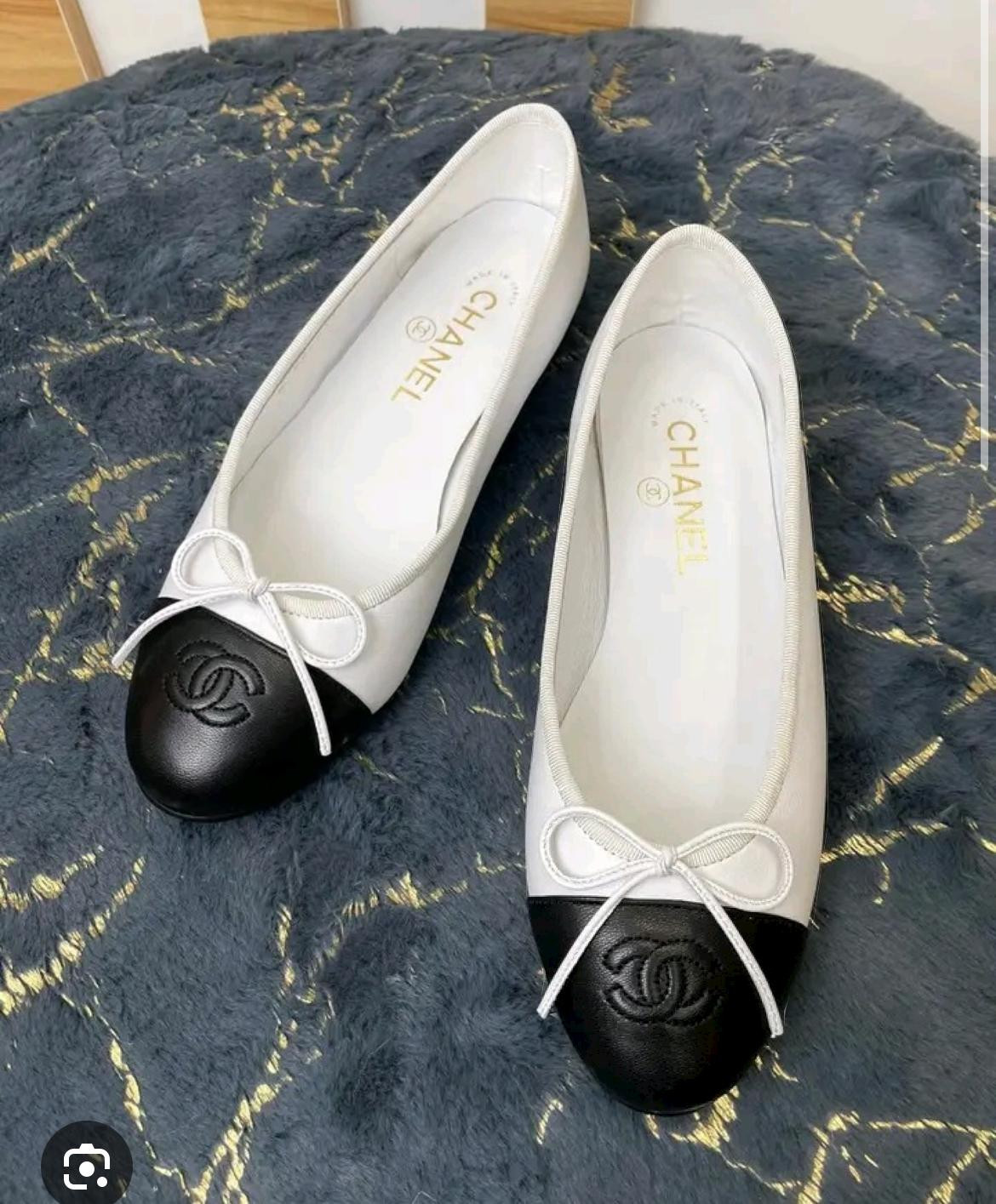 Chanel BALLET FLATS Lambskin & Grosgrain
