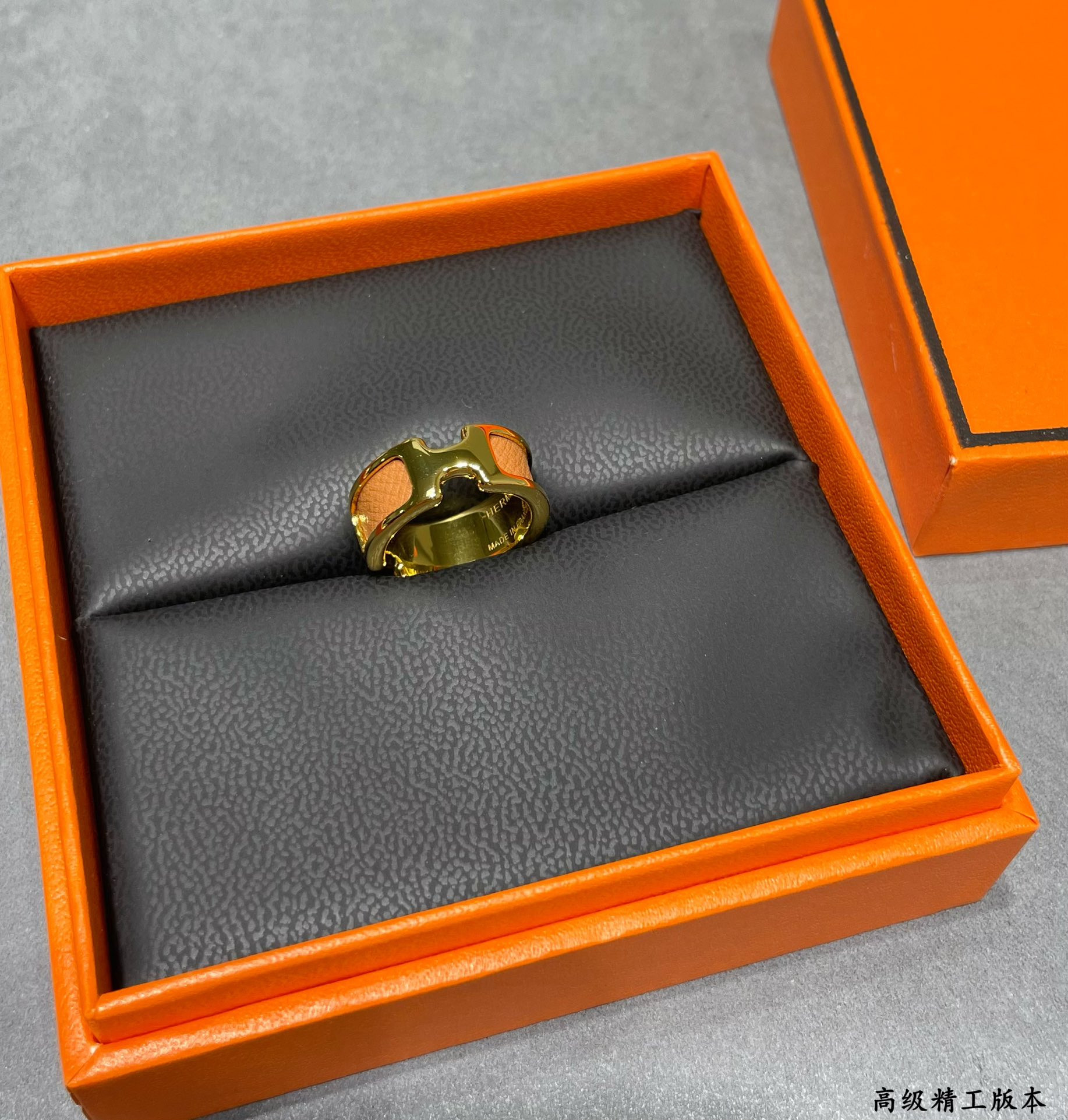 Hermès leather cord Ring