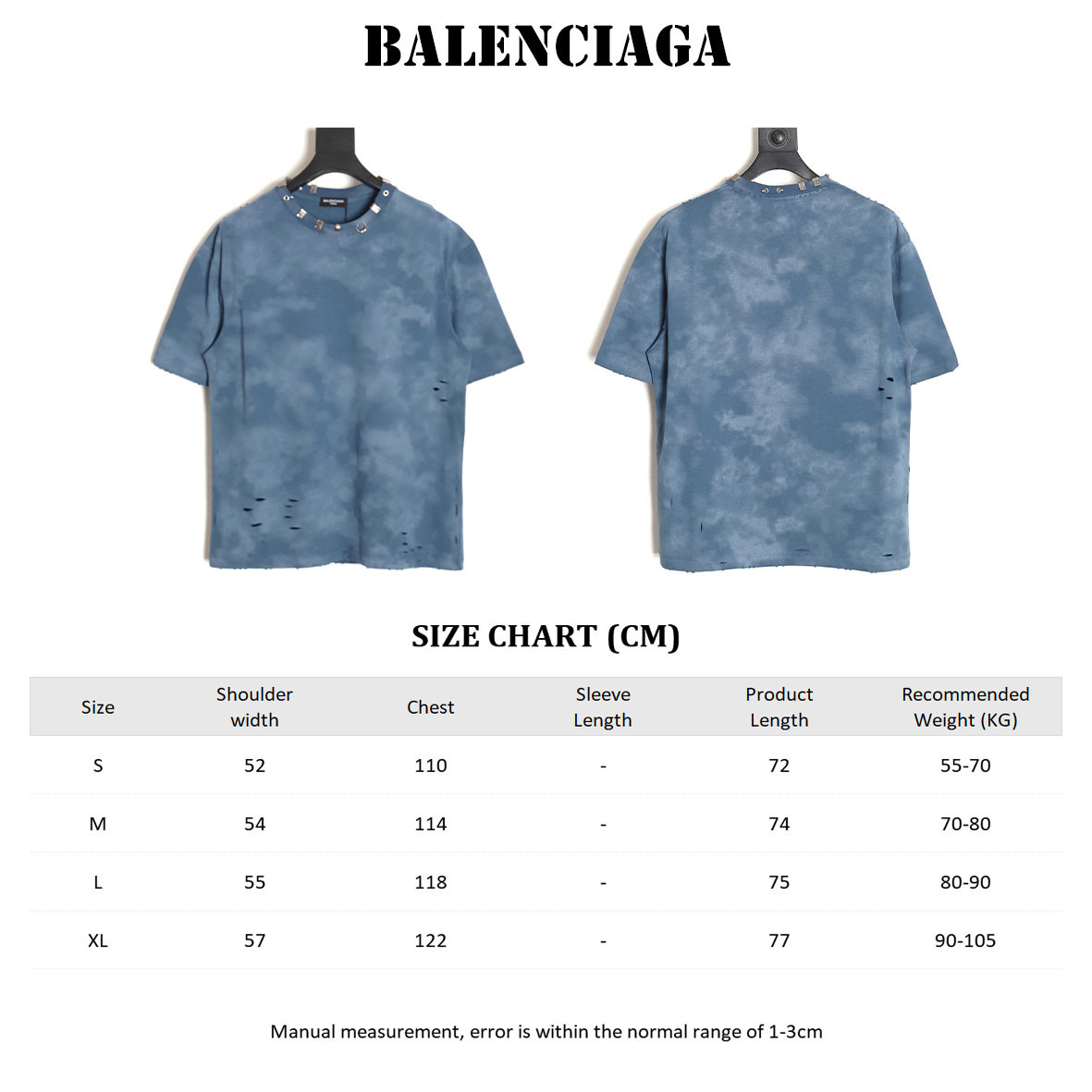 Balenciaga 23ss Short-sleeved T-shirt