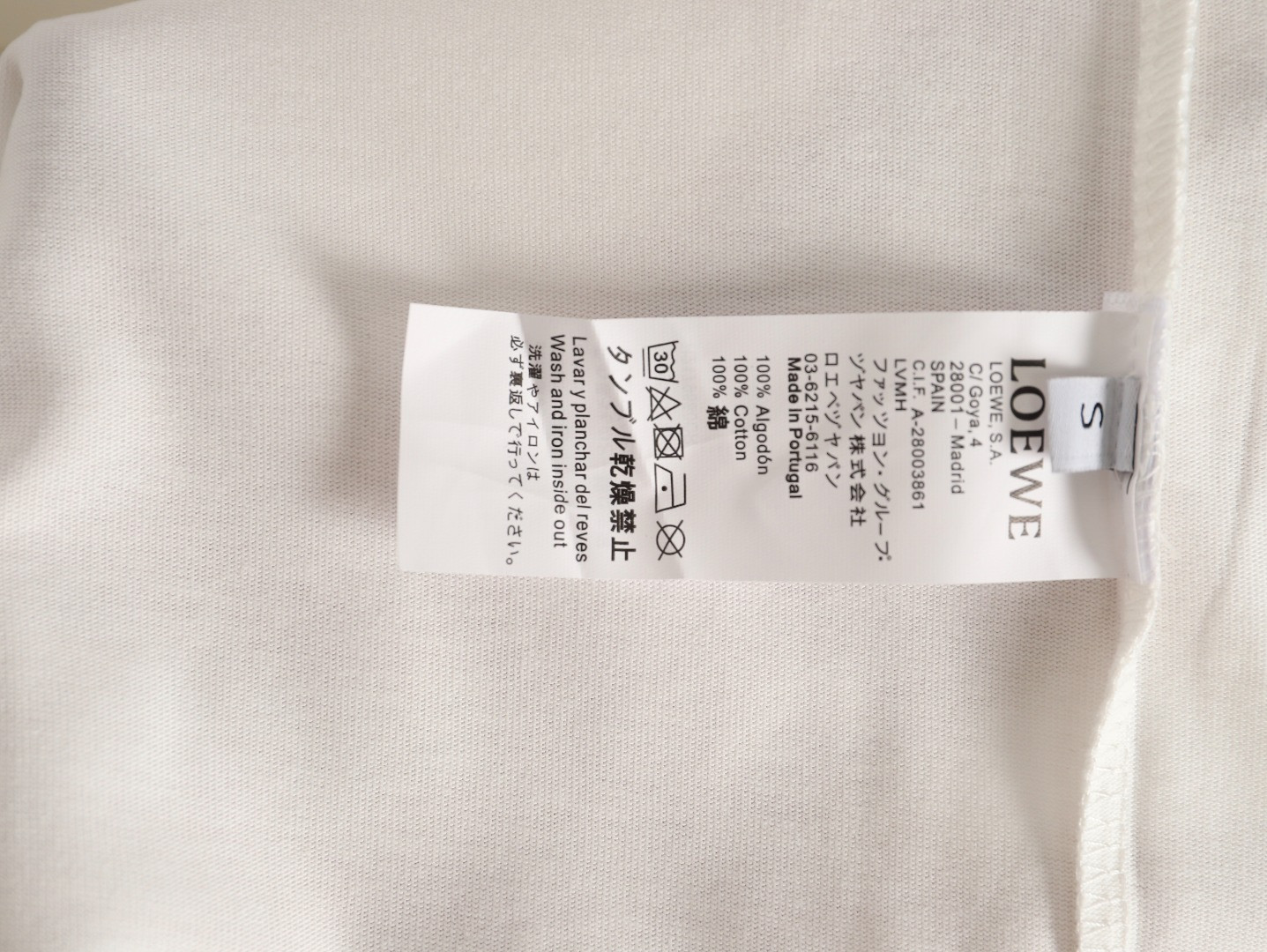 Loewe x ON 25ss Short-sleeved T-shirt