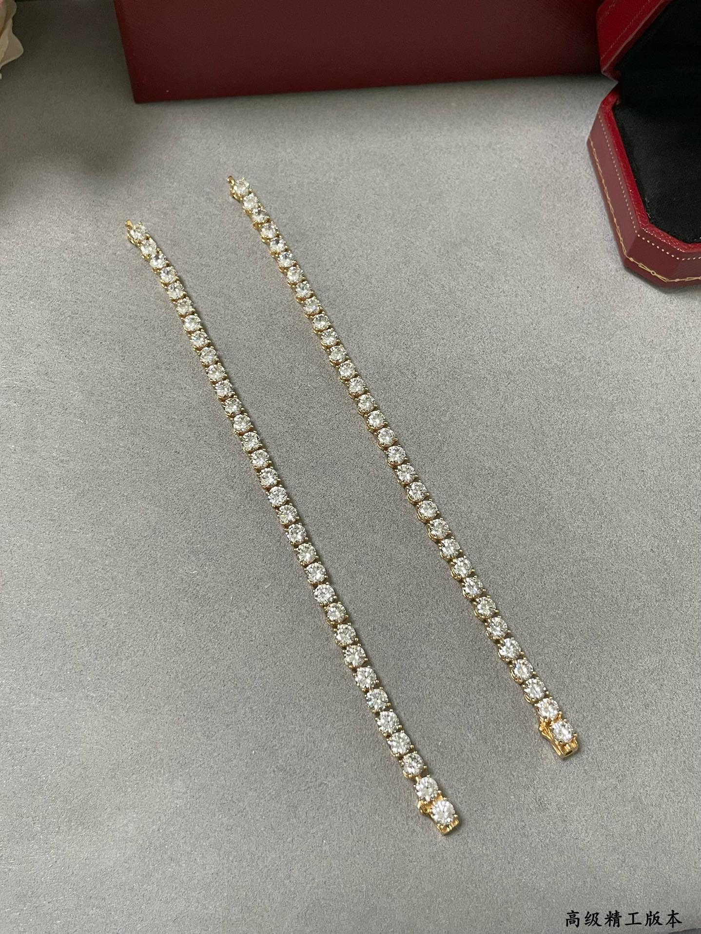 Cartier full diamond four-claw Bracelet