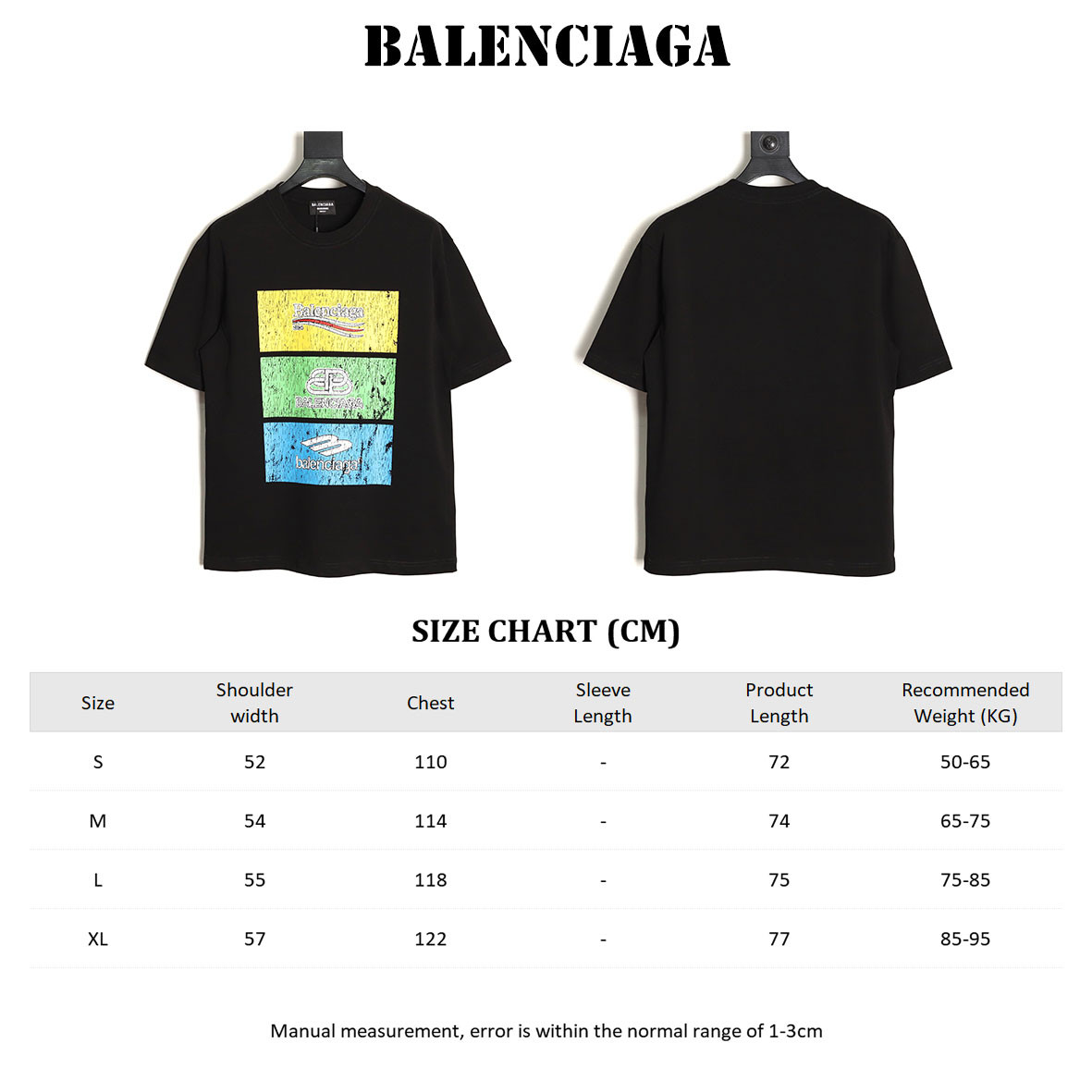 Balenciaga 24SS Short-sleeved T-shirt