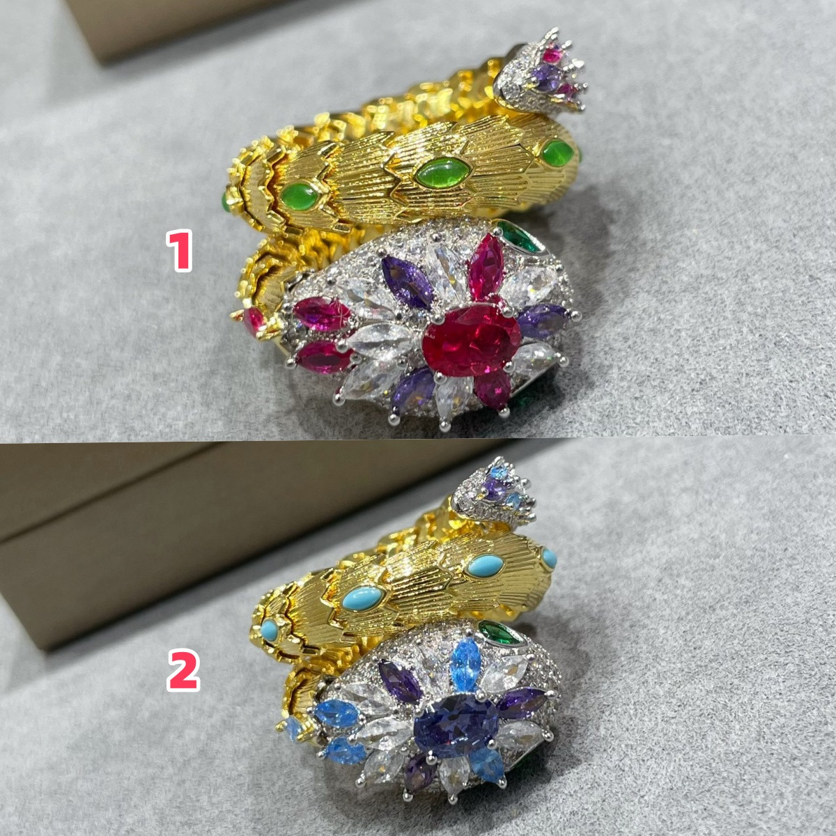 Bvlgari Diamond Princess Snake Ring