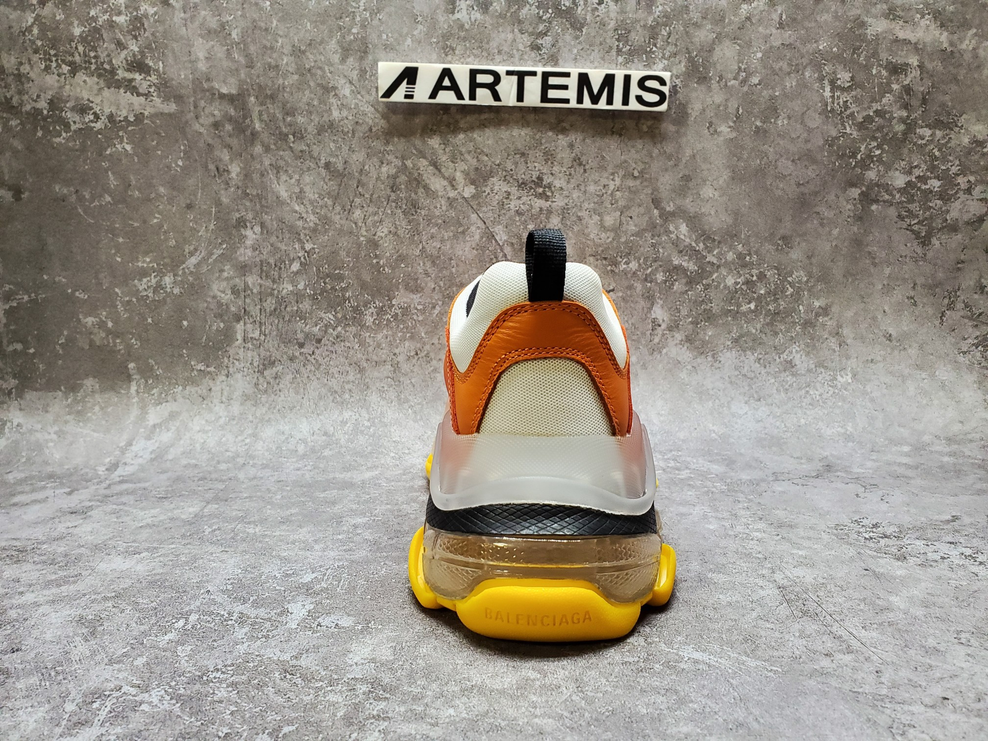 Balenciga Triple S Black Orange