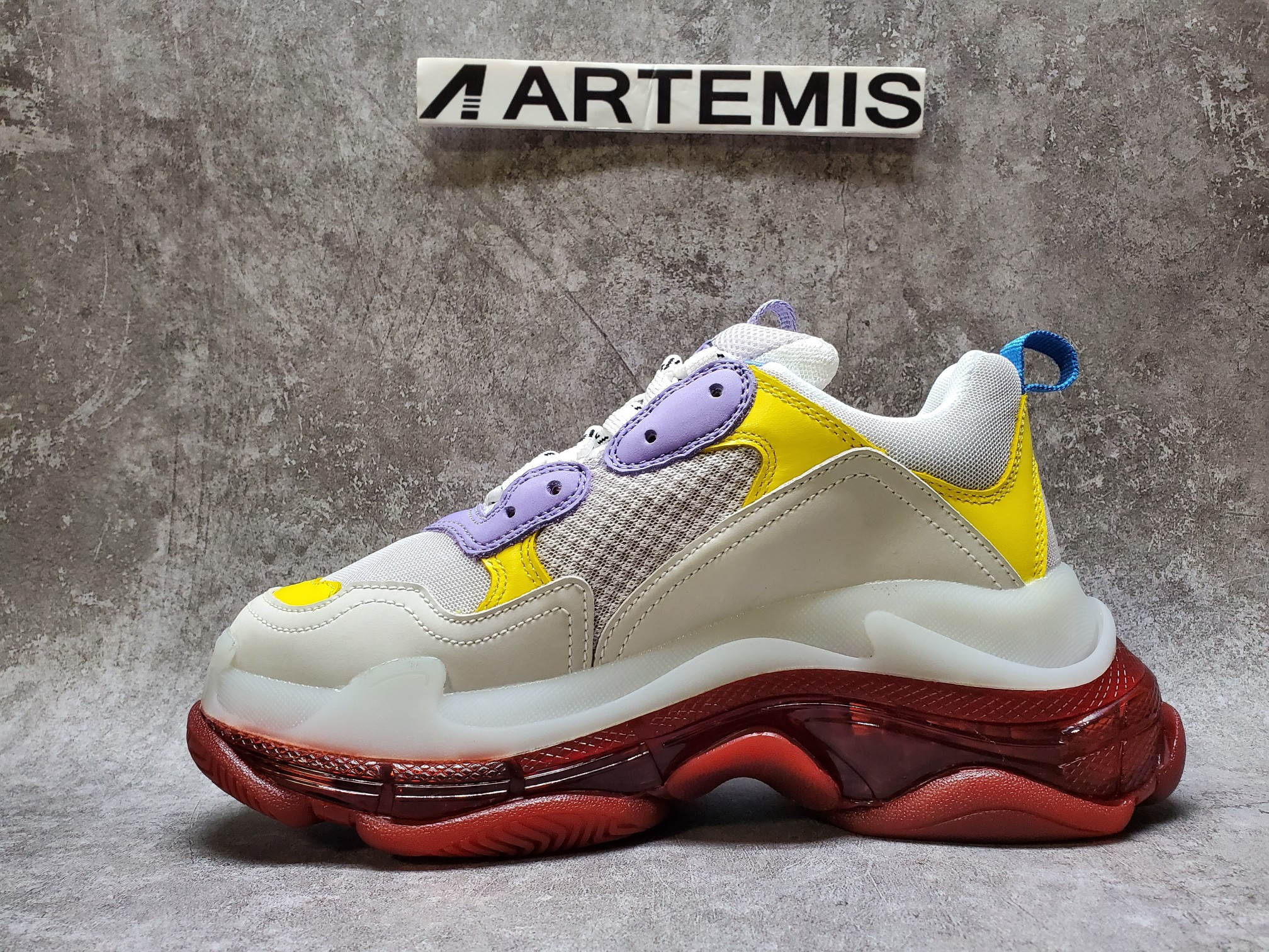 Balenciga Triple S Purple Red