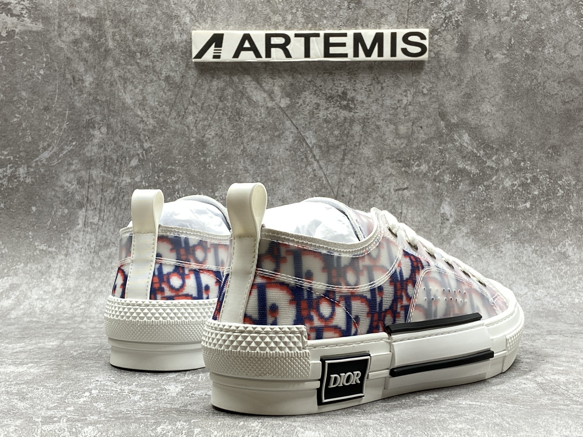 Dior B23 Low Top Red Blue Oblique