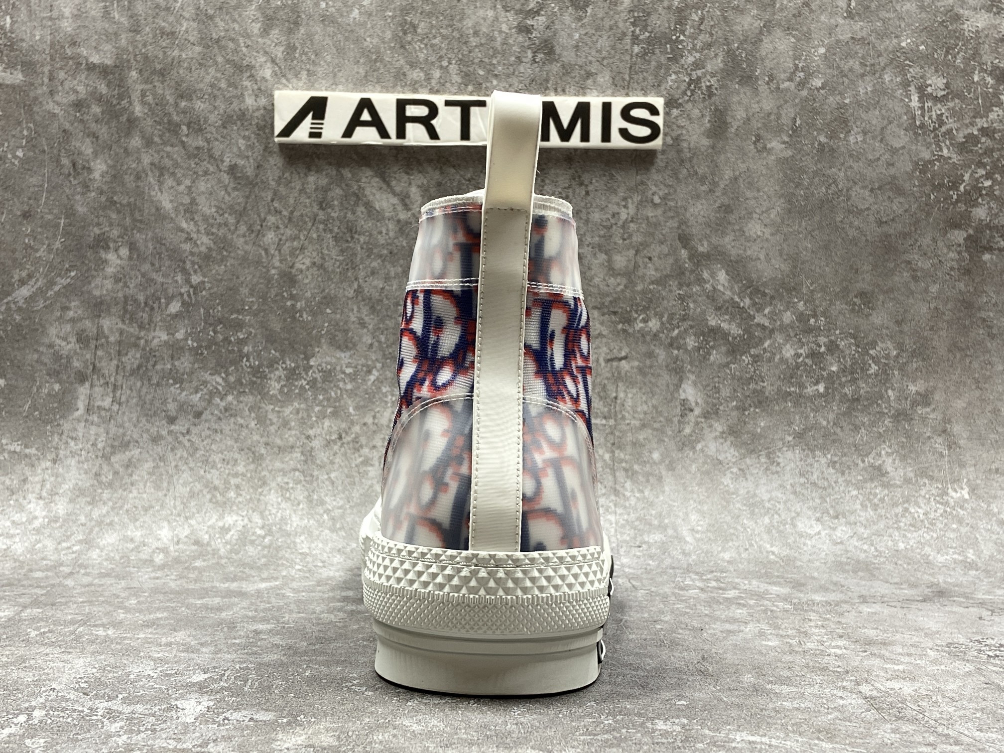 Dior B23 High Top Red Blue Oblique