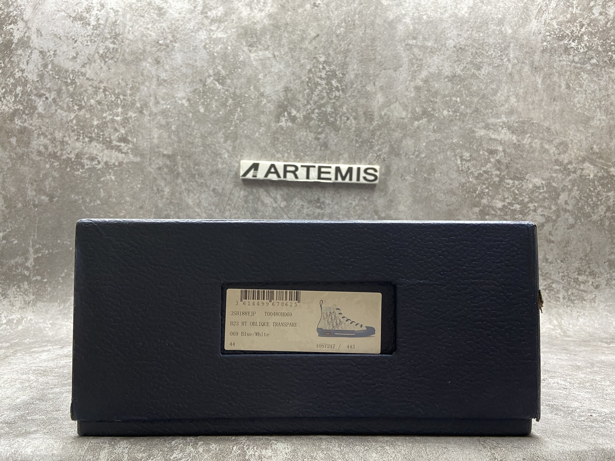 Dior B23 High Top Blue Oblique