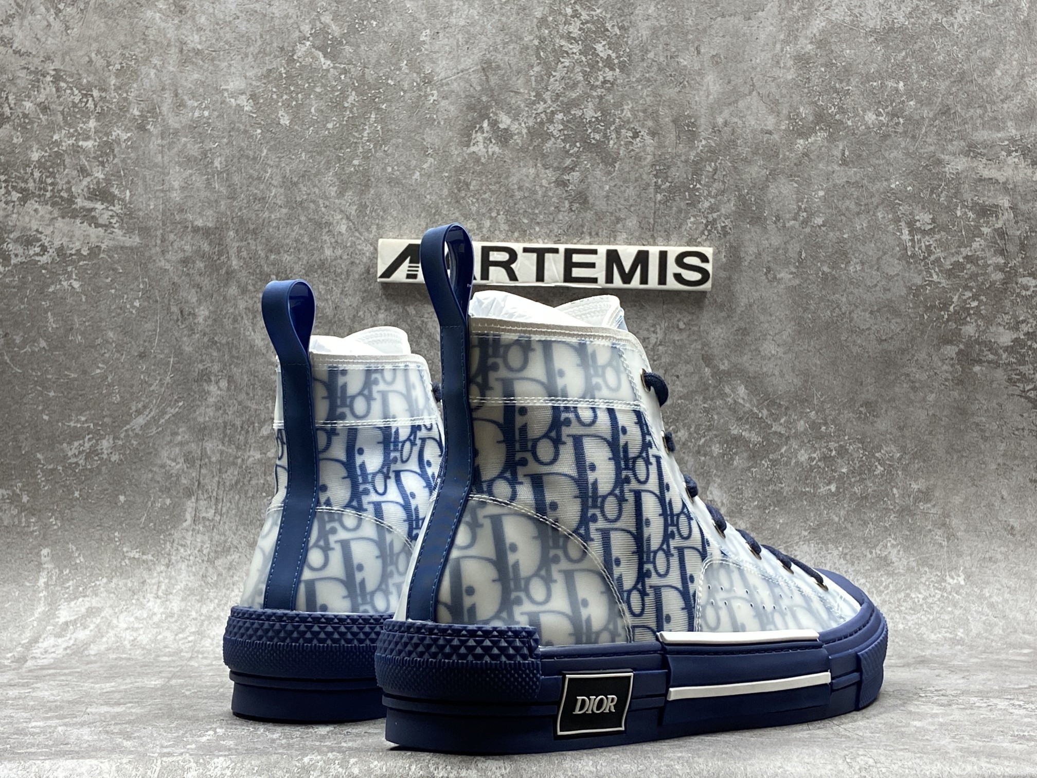 Dior B23 High Top Blue Oblique