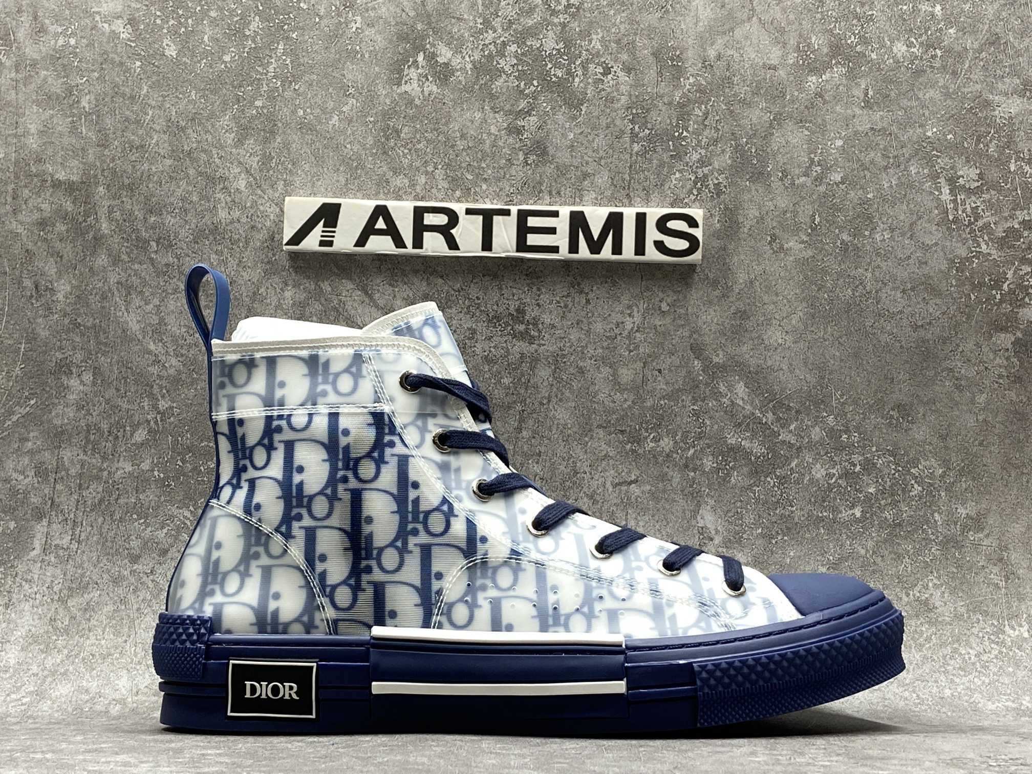 Dior B23 High Top Blue Oblique