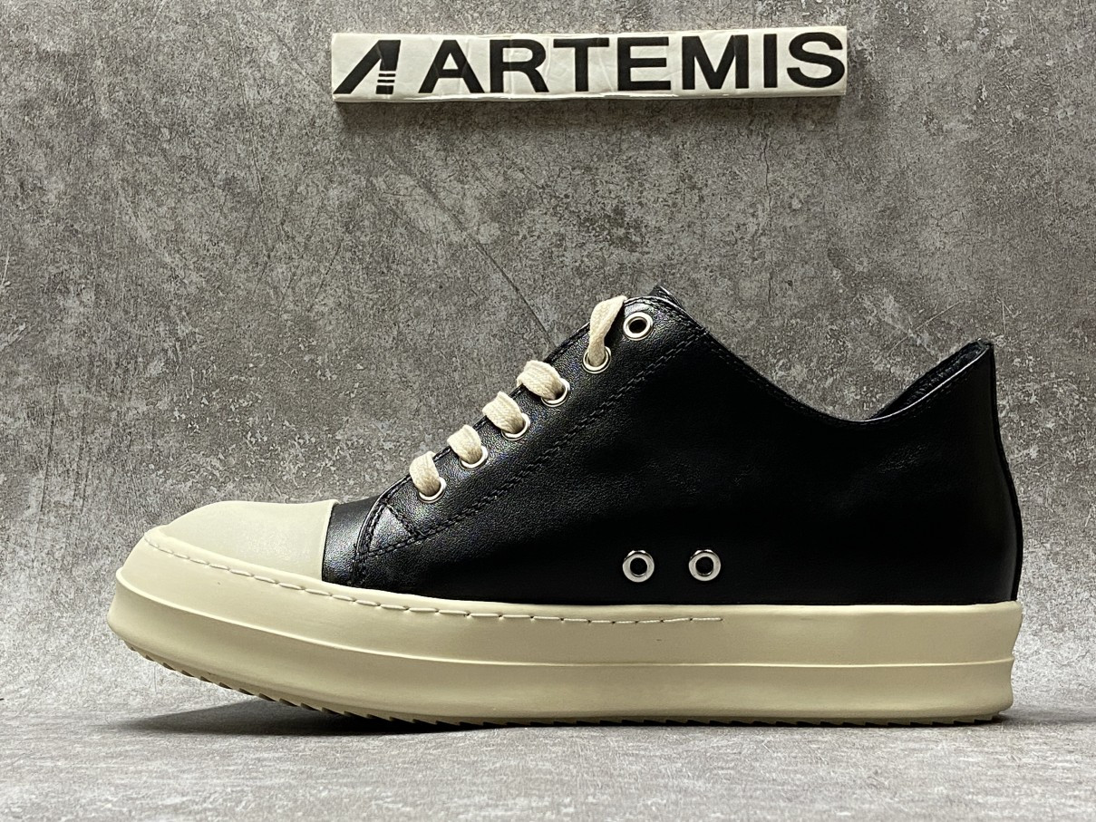 Rick Owens Low Srx & Jingle Black White