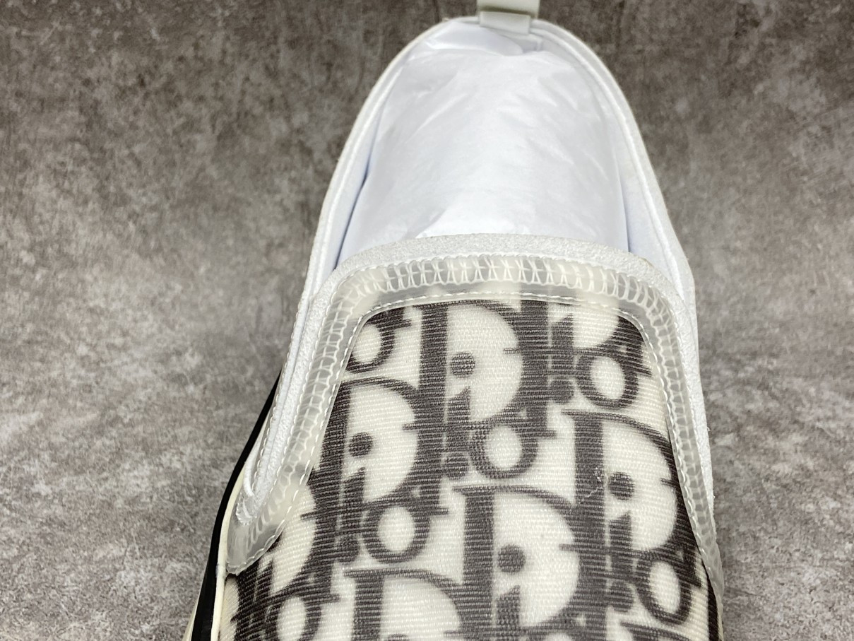 Dior And Shawn B23 Slip On Logo Oblique