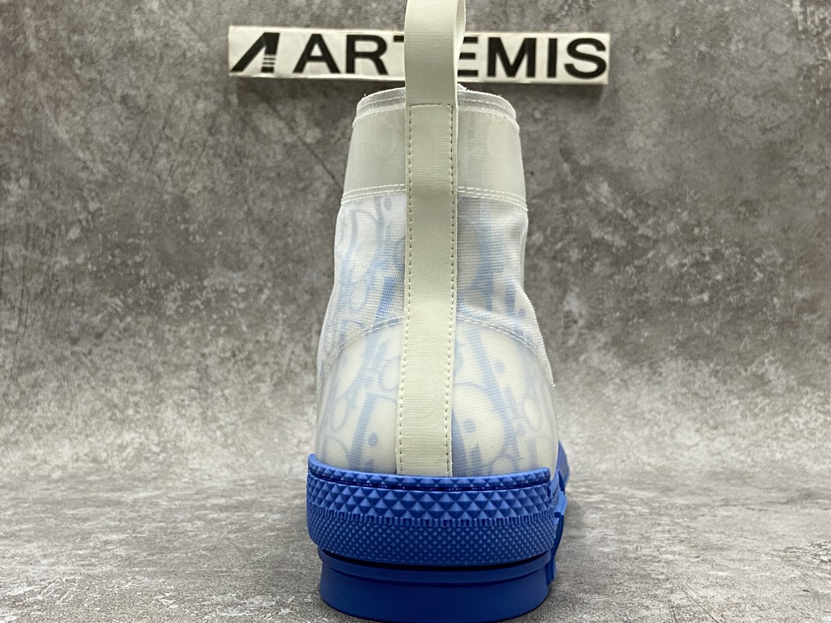 Dior B23 High Top Gradient Blue