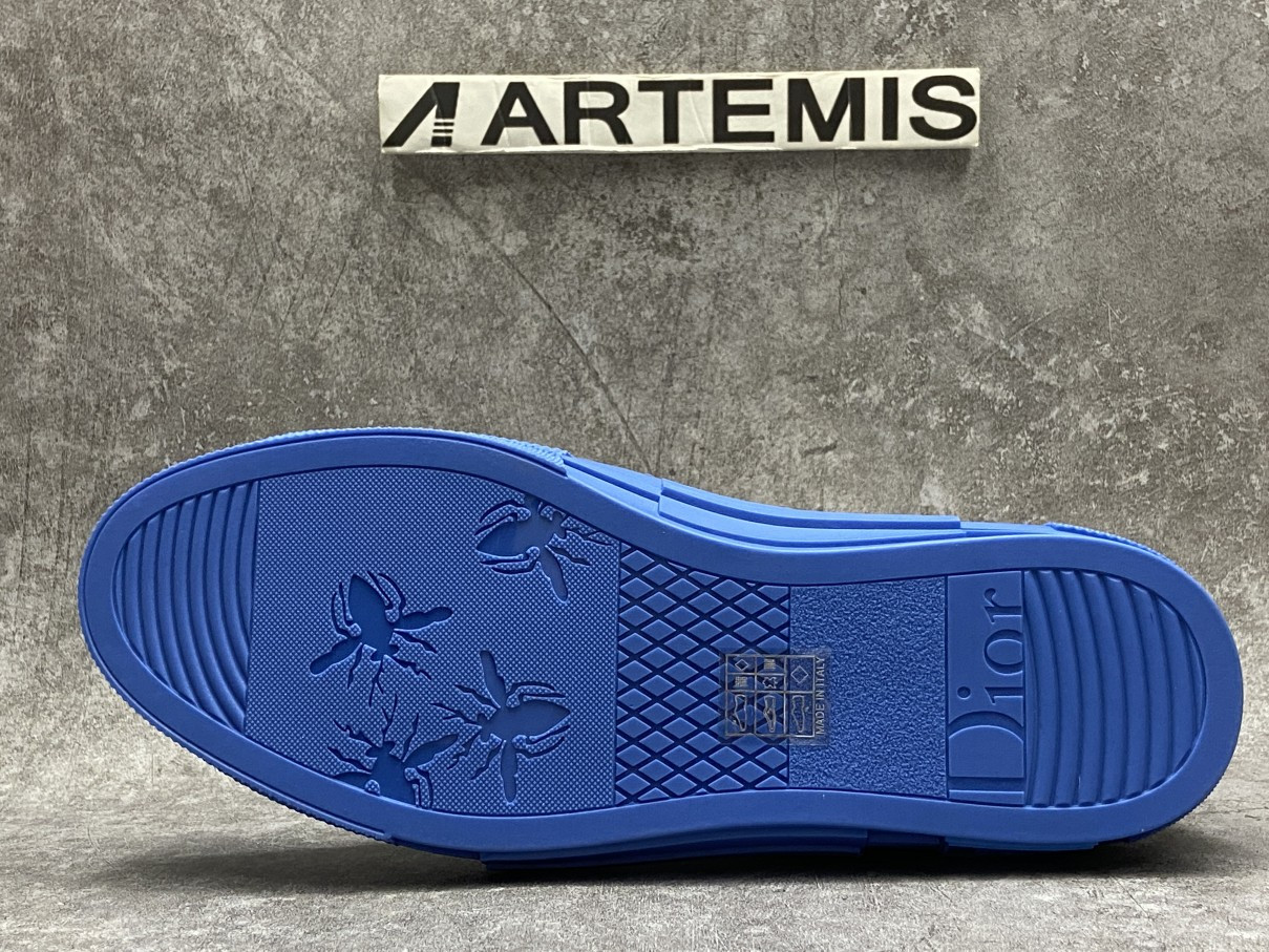 Dior B23 High Top Gradient Blue