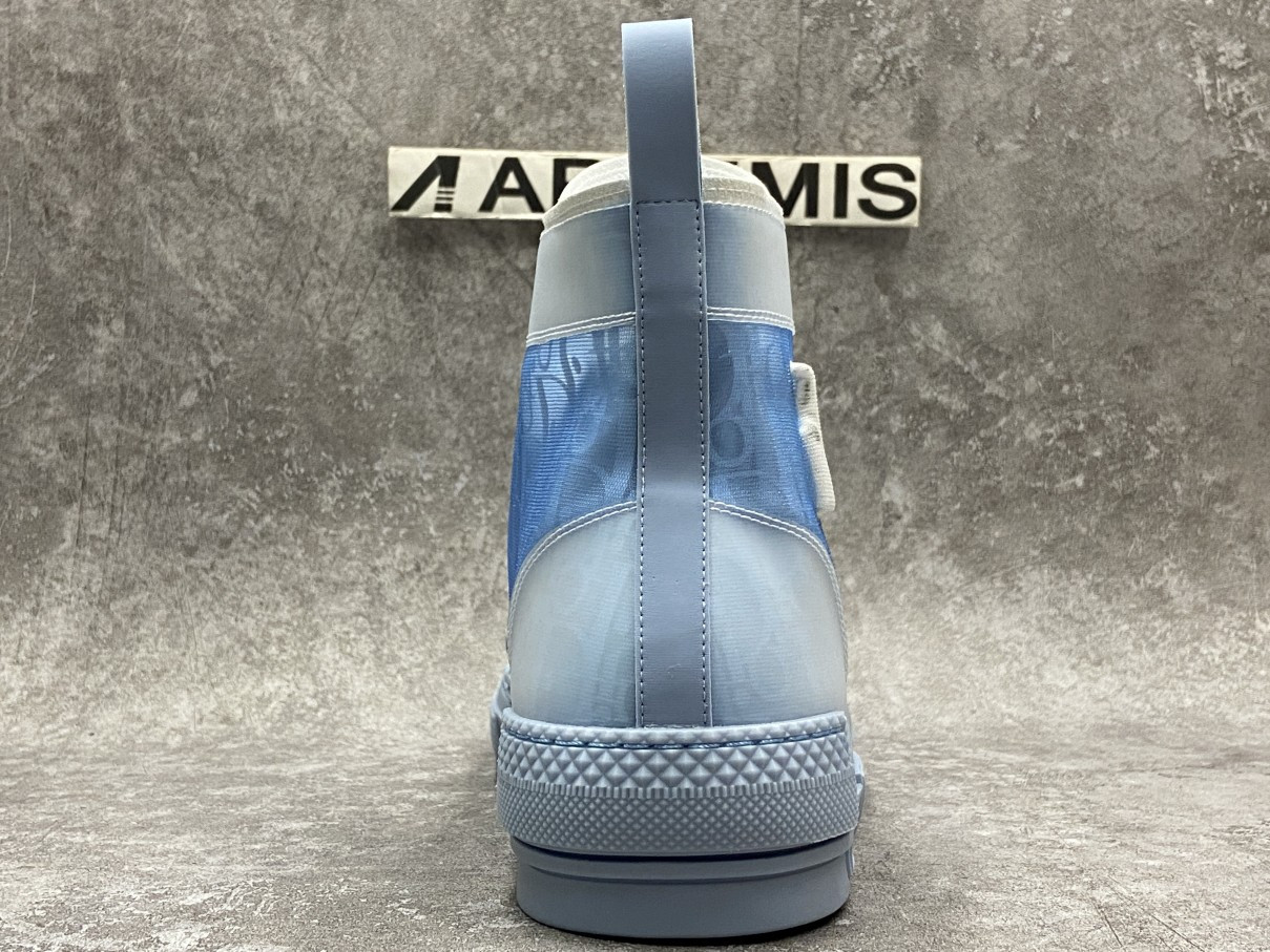 Dior B23 High Top Daniel Arsham Light Blue
