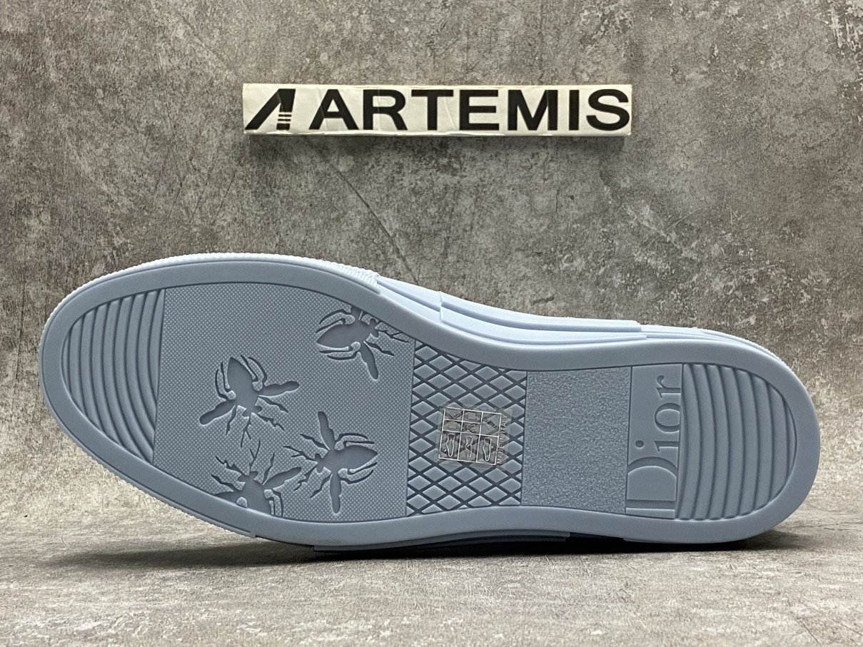 Dior B23 High Top Daniel Arsham Light Blue