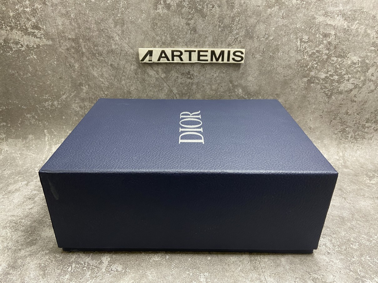 Dior And Shawn B23 Slip On Black White Embroidery