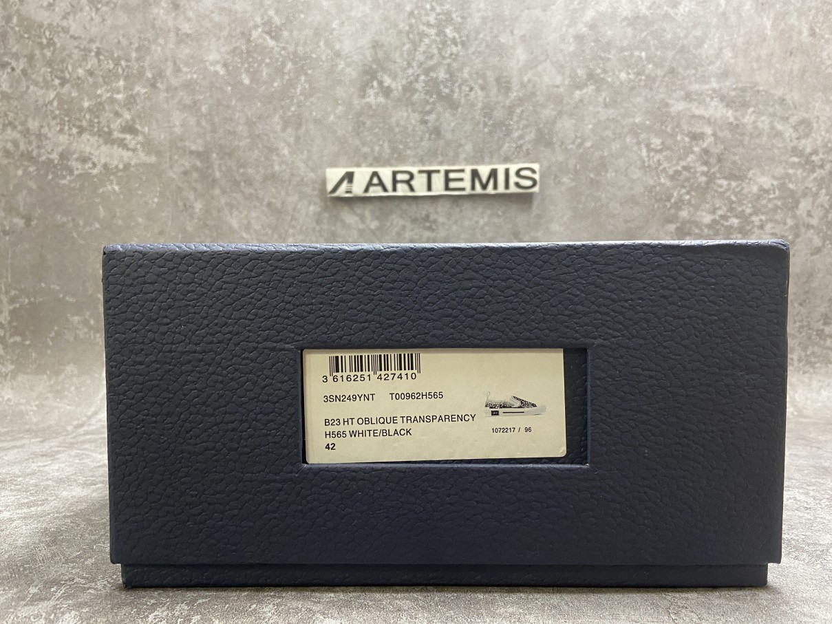 Dior And Shawn B23 Slip On Black White Embroidery