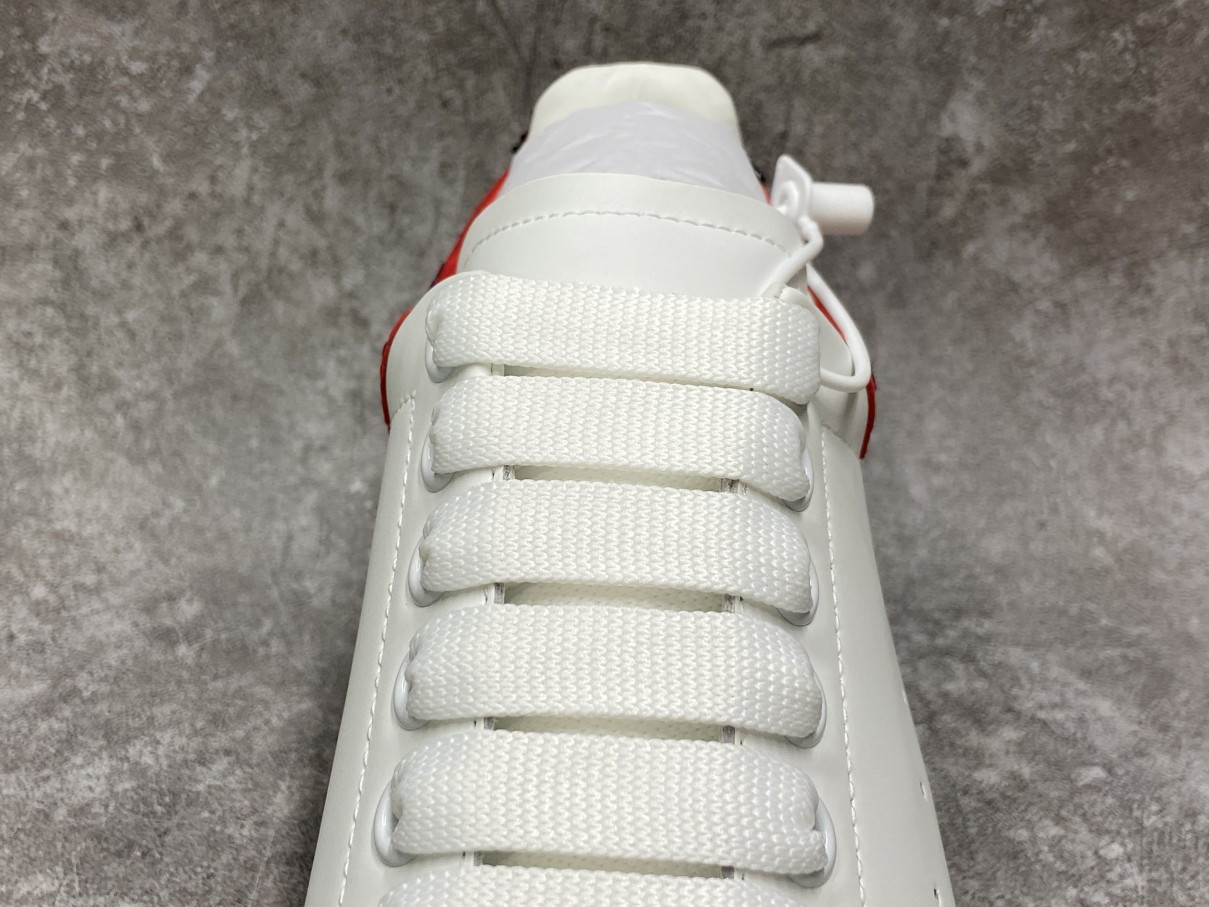 Alexander McQueen Oversized Embroidery Red