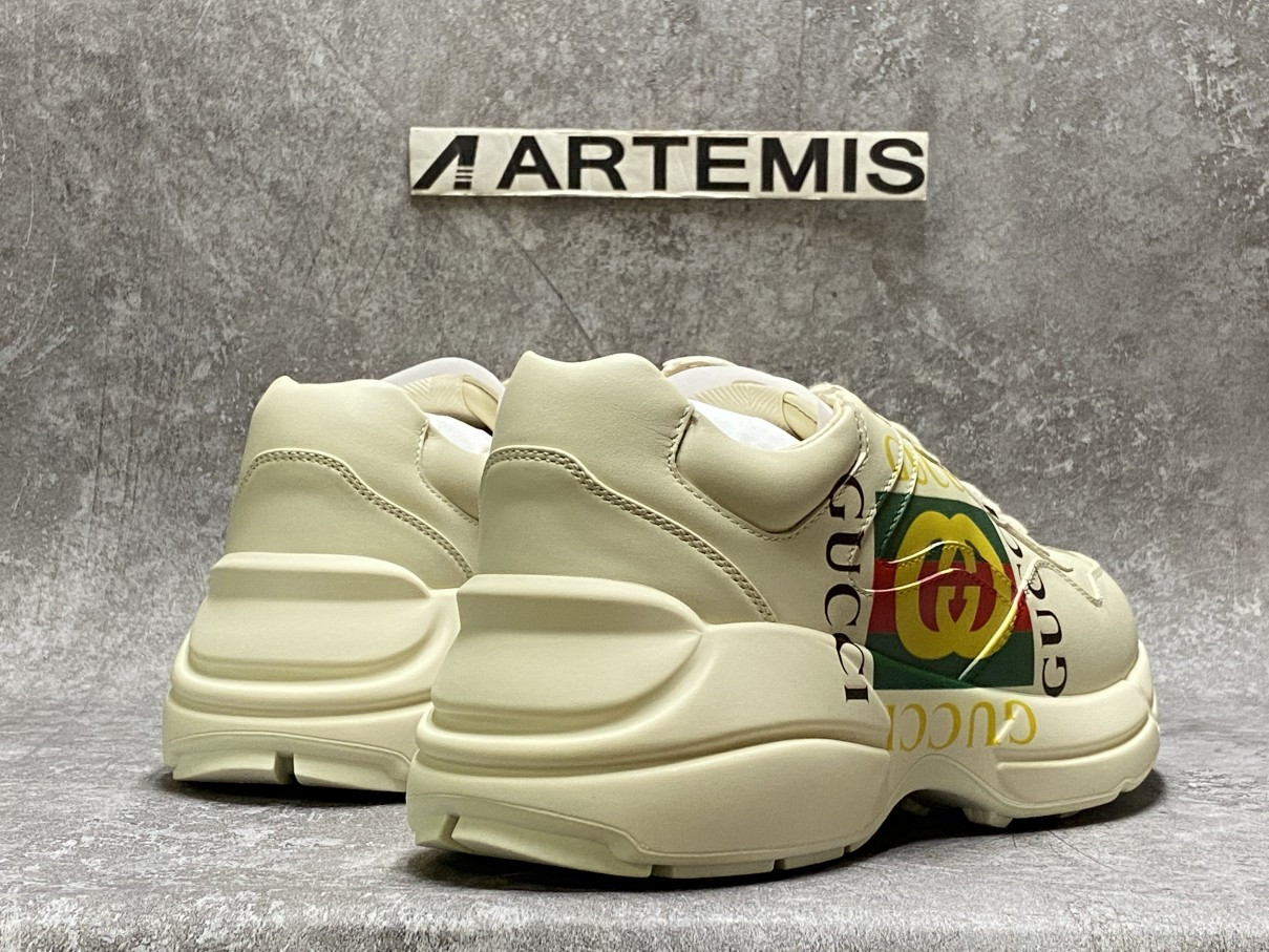 Gucci Rhyton Logo Ivory