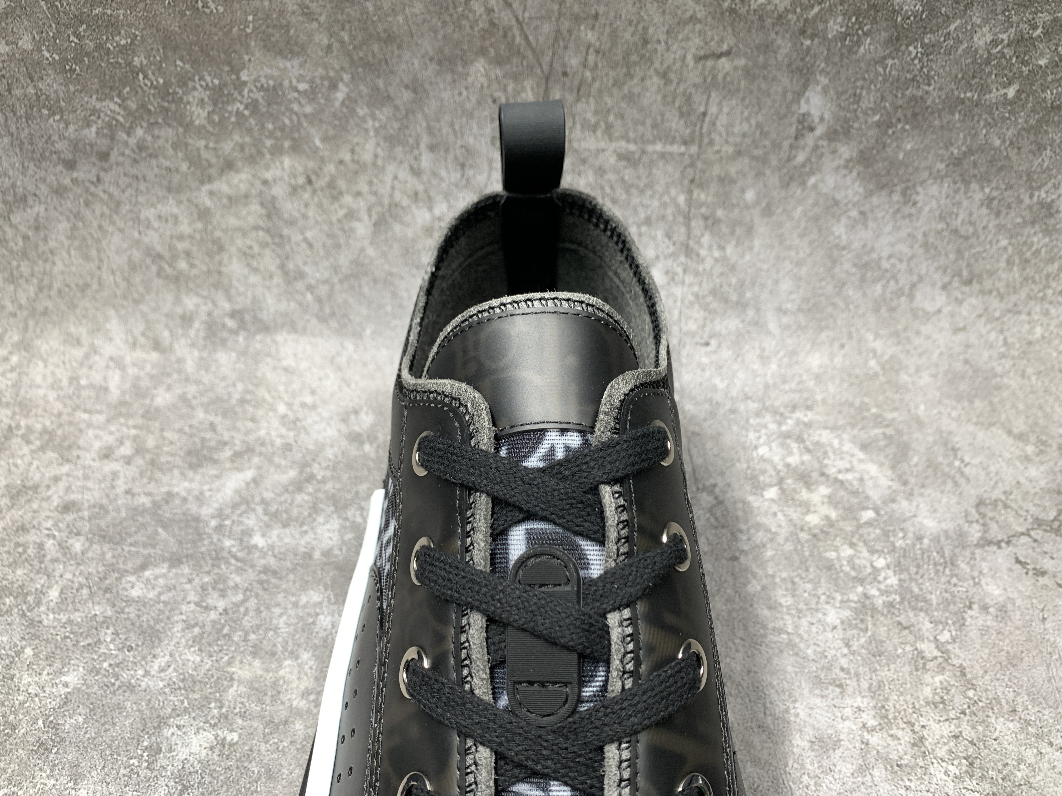 Dior B23 Low Top Canvas Oblique Black