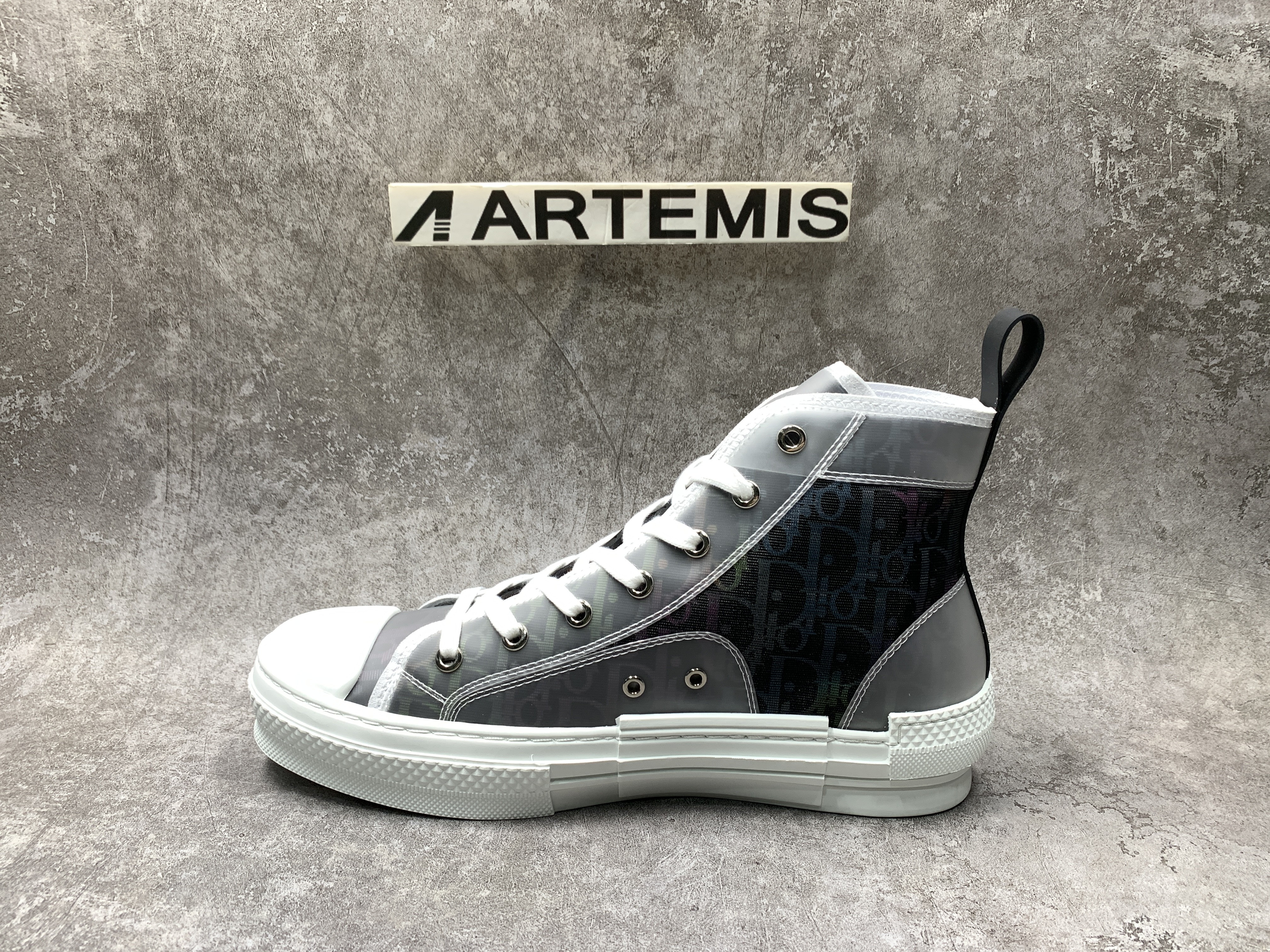 Dior B23 High Grey Leopard