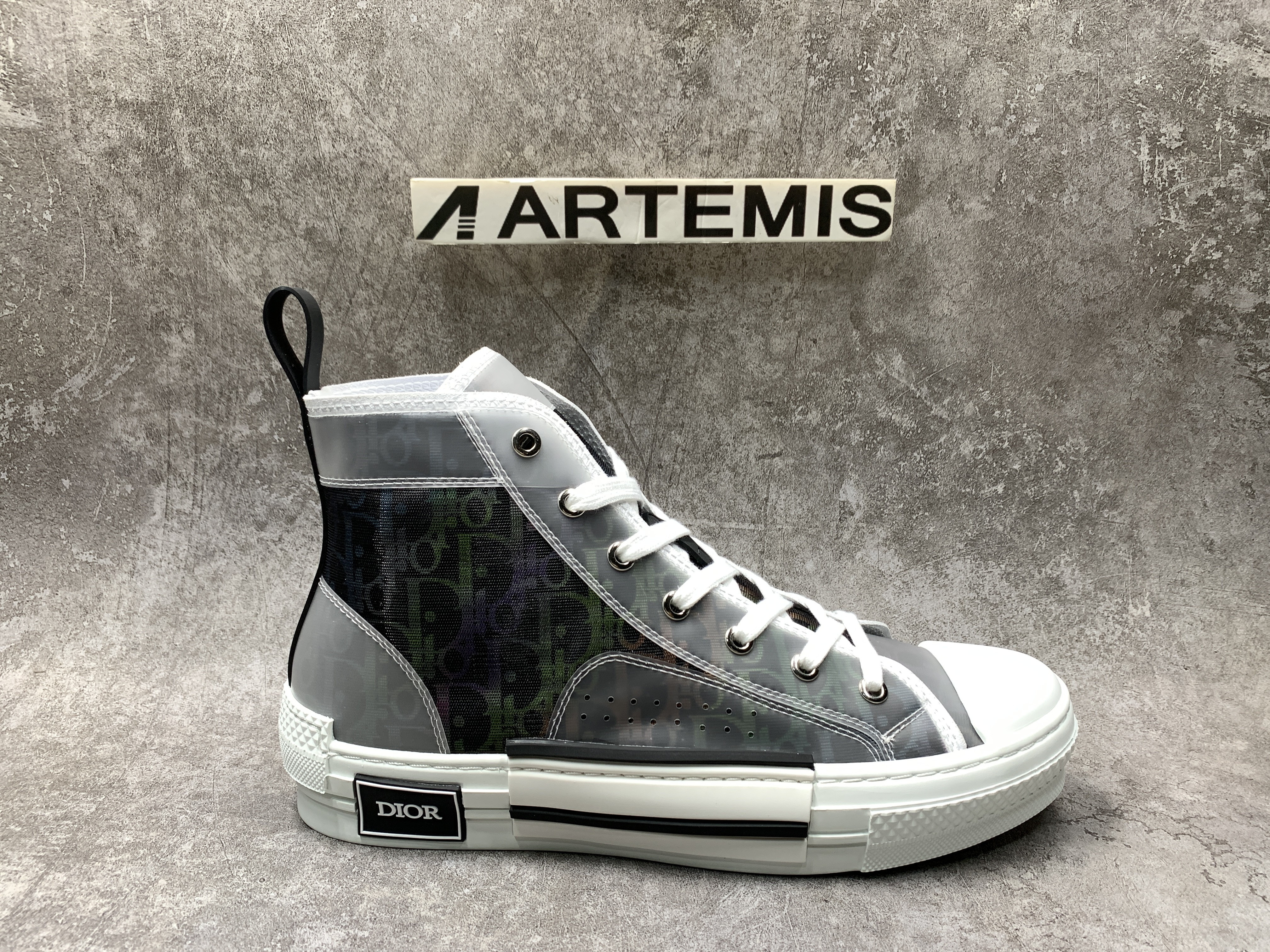 Dior B23 High Grey Leopard