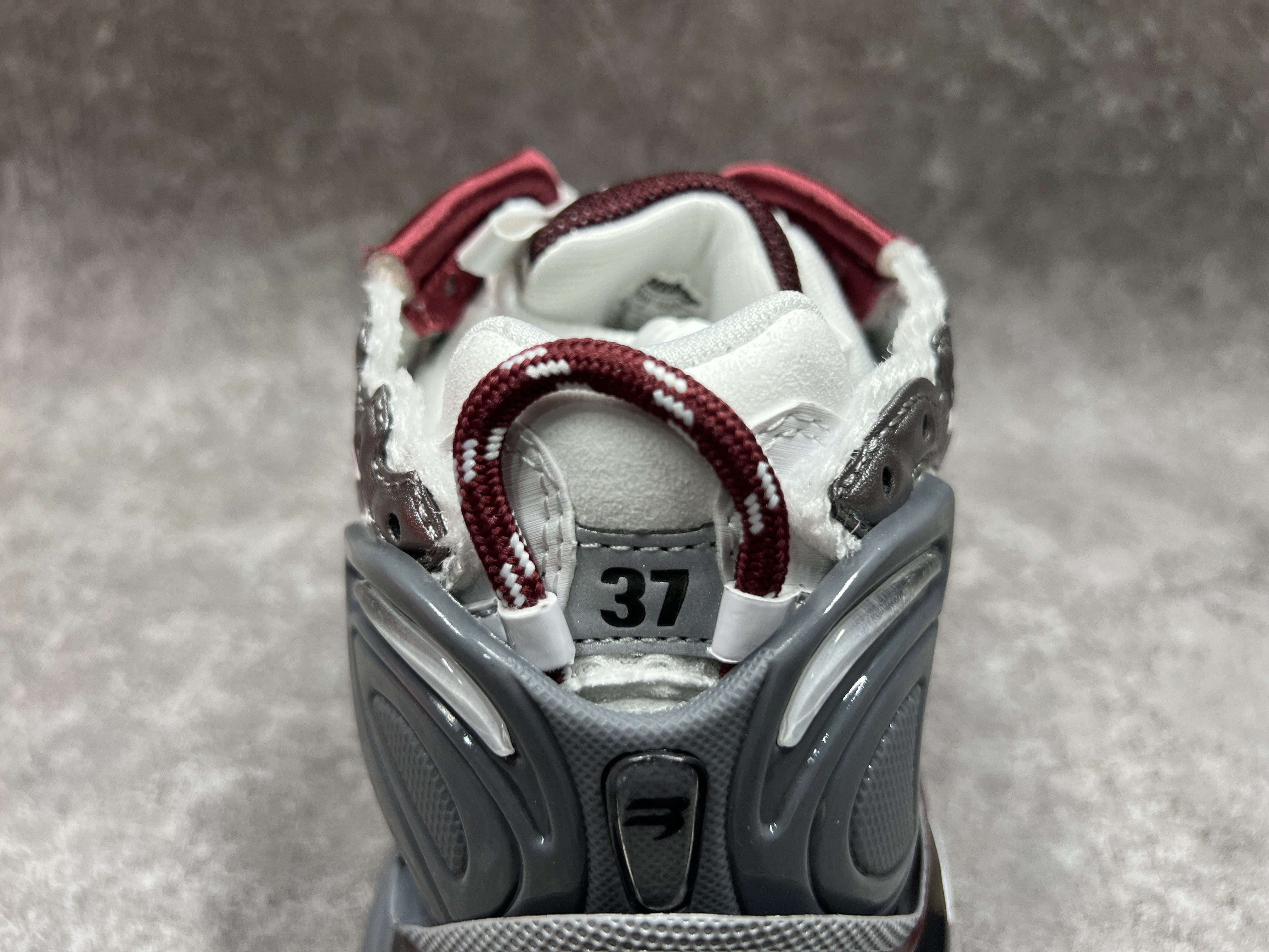 Balenciga Runner Sneaker Burgundy