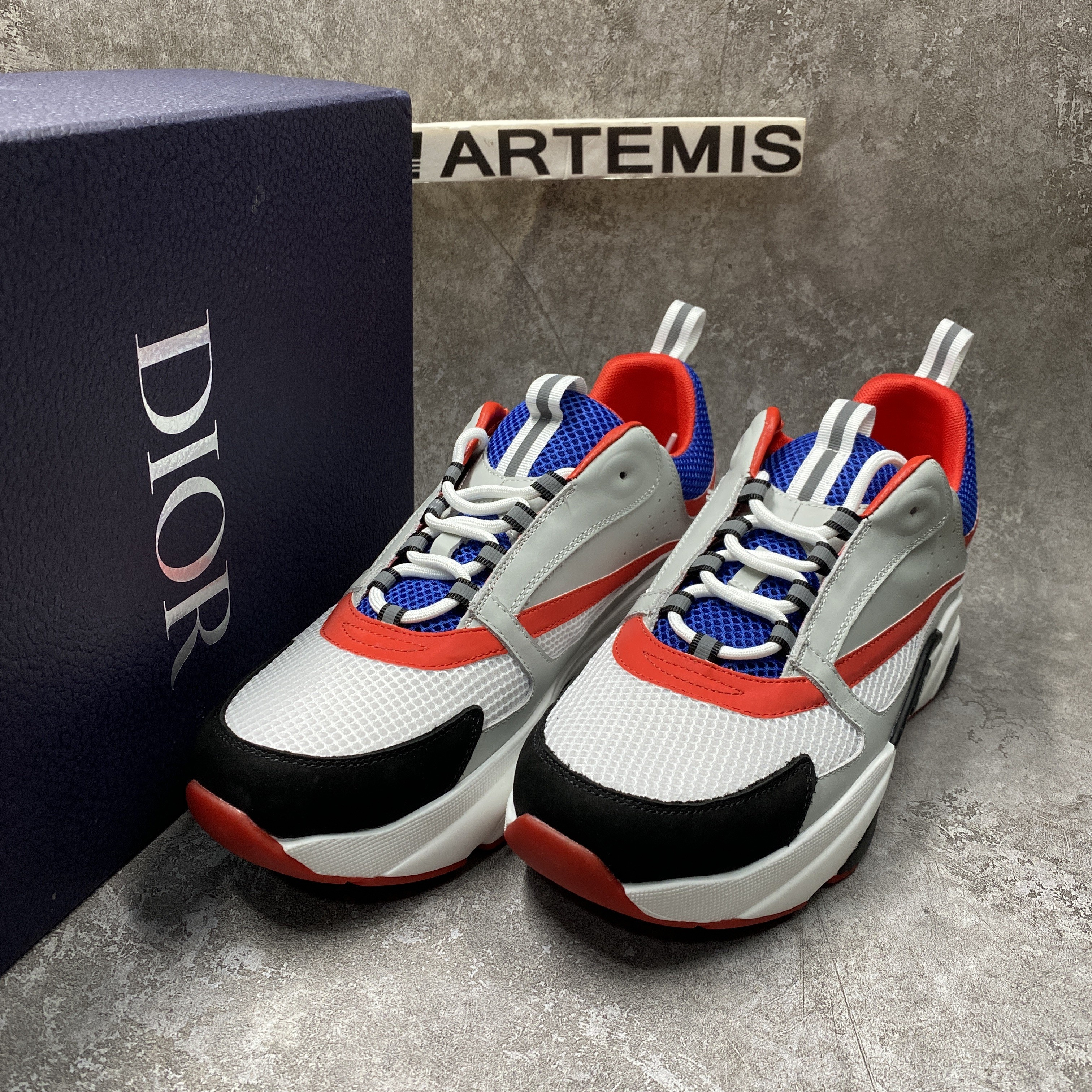 Dior B22 White Red Blue