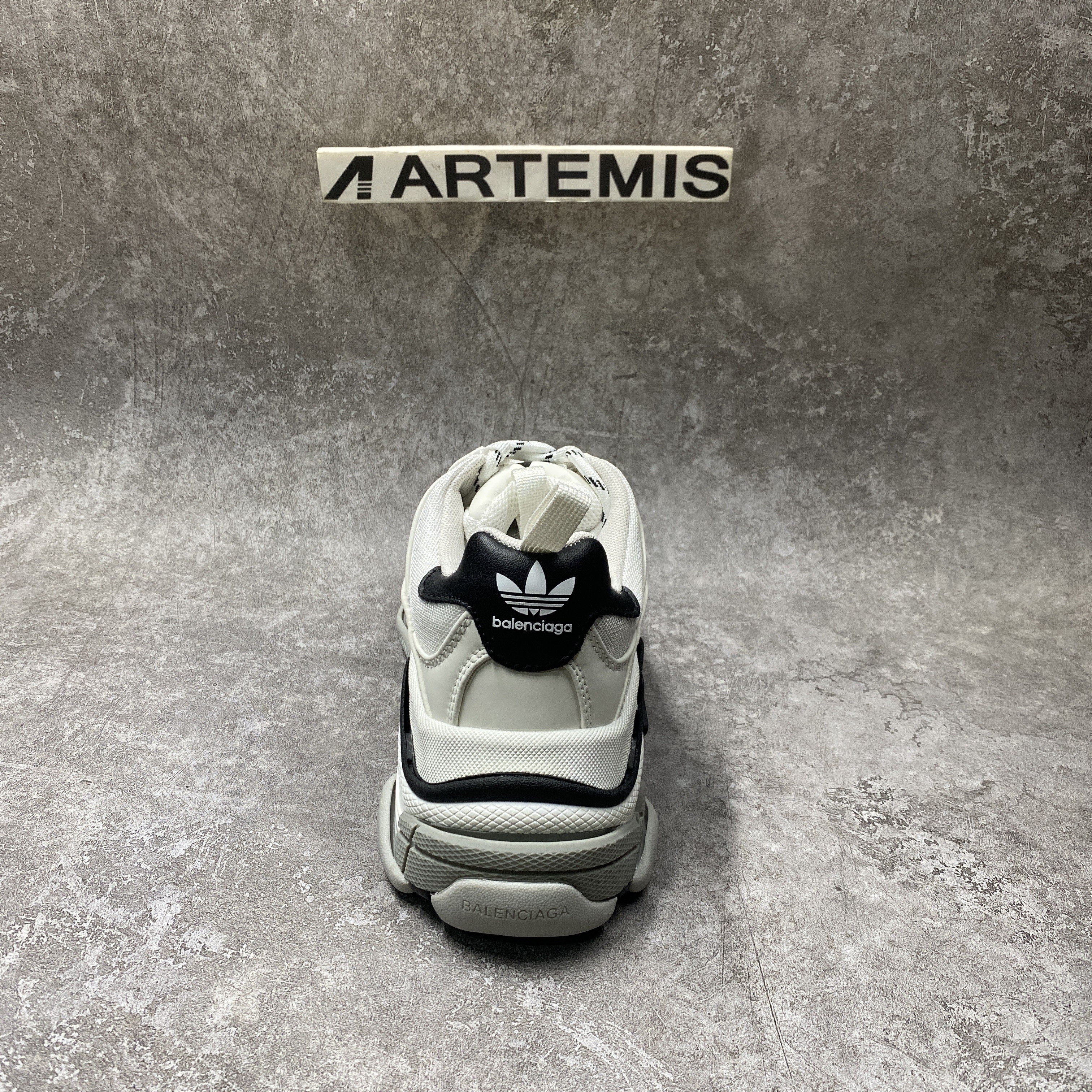 Balenciaga Triple S Sneaker Clearsole Fluo Black White