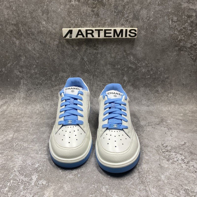 Chanel Runner Tennis White Light Blue