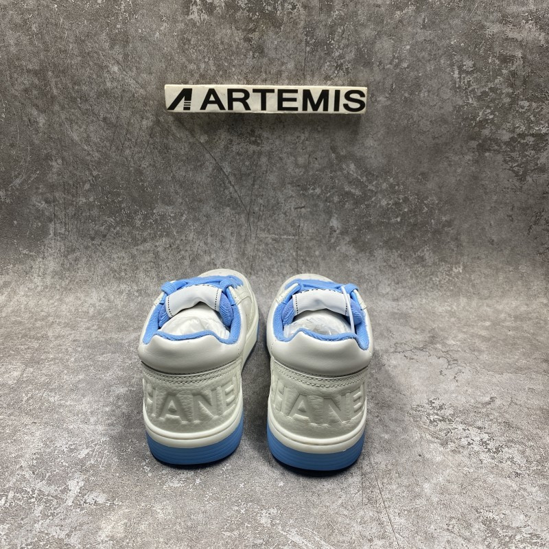 Chanel Runner Tennis White Light Blue