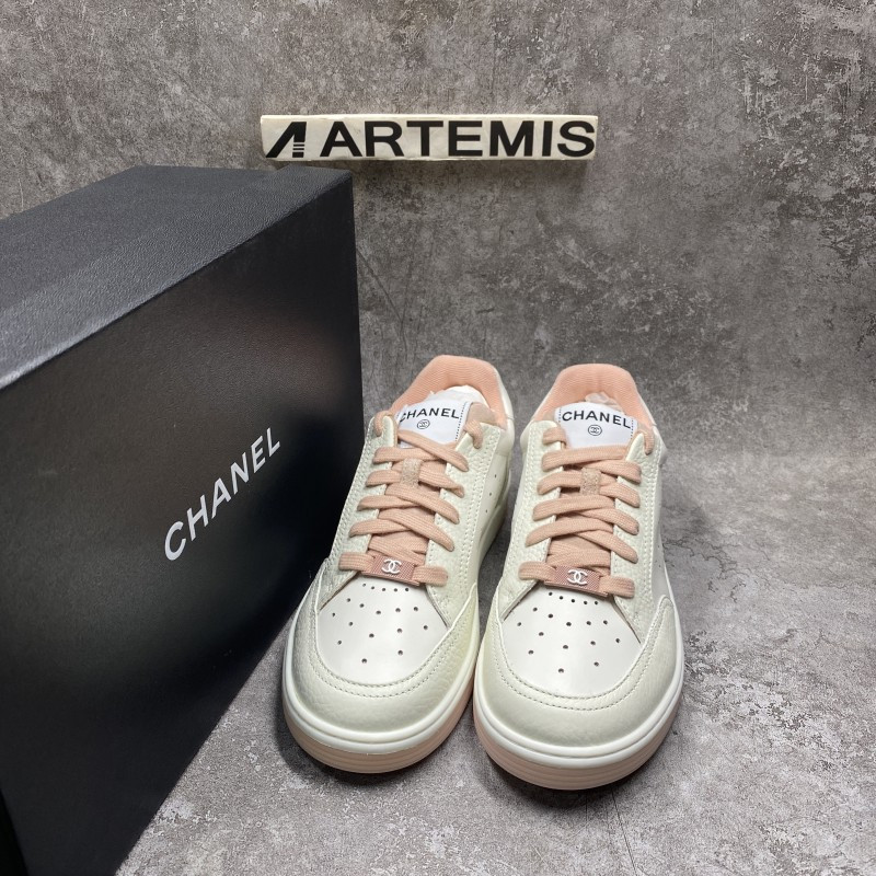 Chanel Runner Tennis White Pink