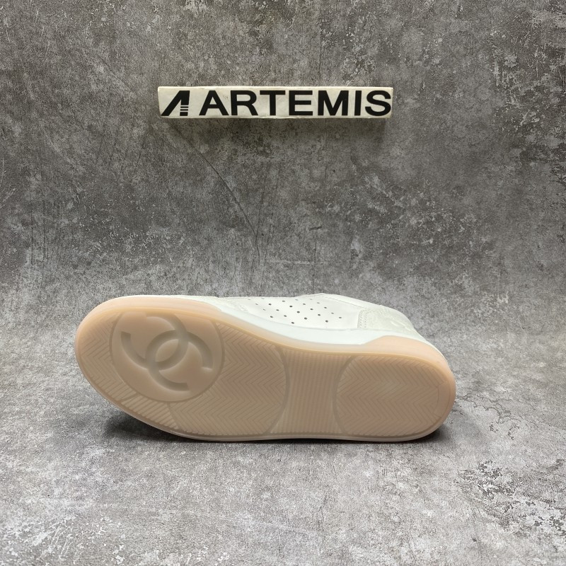 Chanel Runner Tennis White Pink