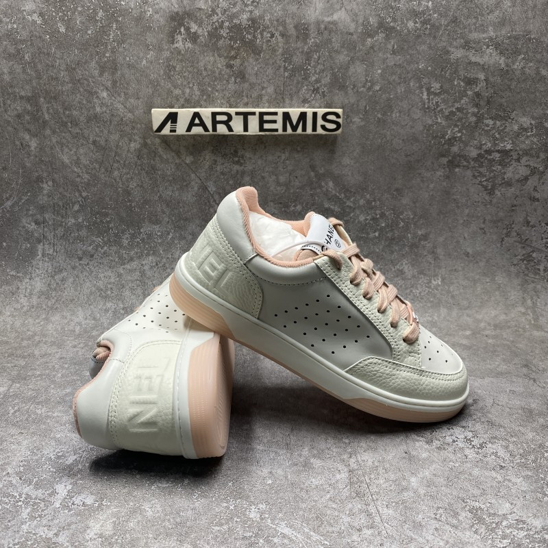 Chanel Runner Tennis White Pink