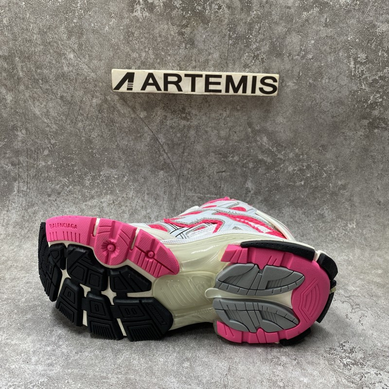Balenciaga Wmns Runner Sneaker White Neon Pink