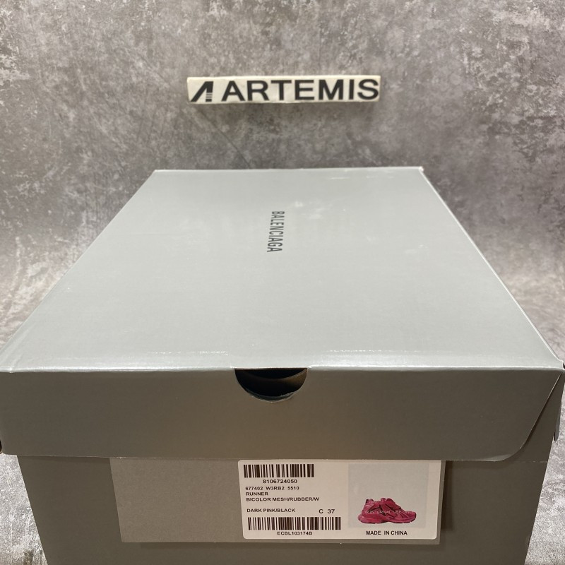 Balenciaga Wmns Runner Sneaker Dark Pink