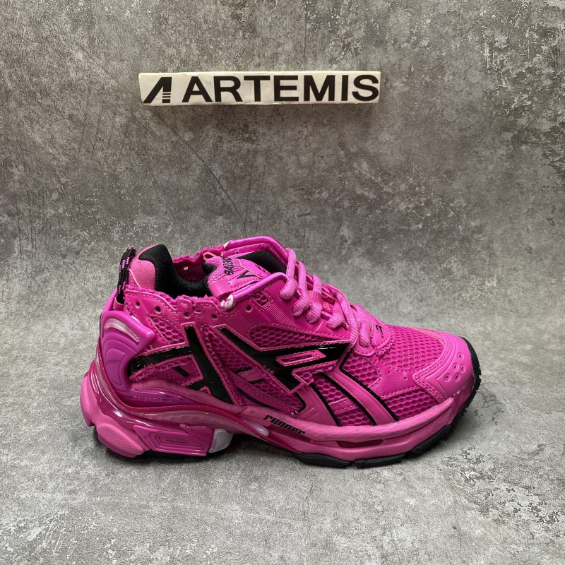 Balenciaga Wmns Runner Sneaker Dark Pink