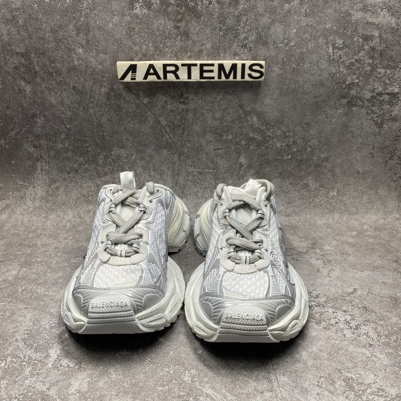 Balenciaga 3XL Mule Sneakers in Silver